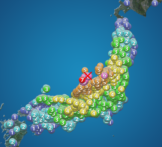 【地震】石川県で震度７　大津波警報！偽情報に注意！