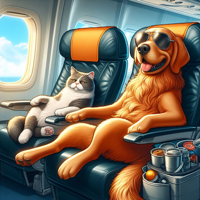 【朗報】航空会社「弊社ならペットも客室同伴OKで大変人気です！」 → お問い合わせ殺到！！