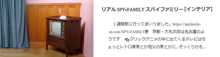 リアル SPY×FAMILY スパイファミリー