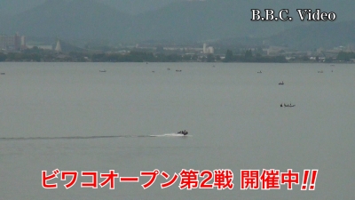 ビワコオープン第2戦開催中の南湖!! 湖上はそれなりに賑わってます #今日の琵琶湖（YouTubeムービー 23/05/28）