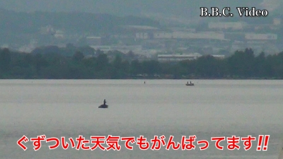 梅雨入り3日目の琵琶湖南湖!! 湖上は曇天軽風で空いてます #今日の琵琶湖（YouTubeムービー 23/05/31）