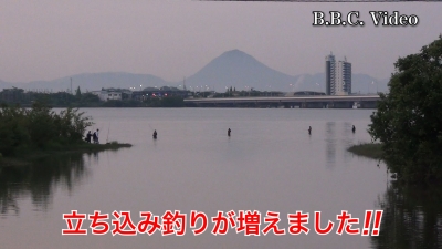 琵琶湖北湖の日の出!! 真野浜と真野川河口はアングラーが増えました #今日の琵琶湖（YouTubeムービー 23/06/10）