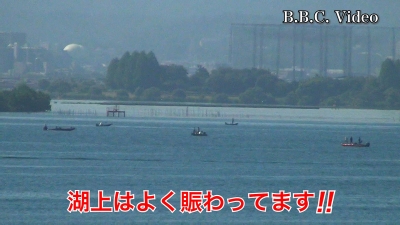 山の日の3連休2日目は晴天軽風!! 南湖はよく賑わってます #今日の琵琶湖（YouTube 23/08/12）