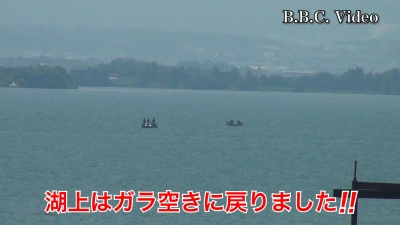 月曜日も晴天軽風のカンカン照り!! 琵琶湖南湖はガラ空きに戻りました #今日の琵琶湖（YouTube 23/08/21