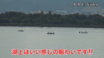 土曜日はベタナギの琵琶湖!! 湖上はいい感じの賑わいです #今日の琵琶湖（YouTube 23/09/02）