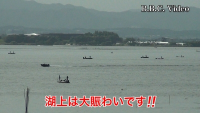 土曜日の琵琶湖は大賑わい!! 烏丸半島でイベント準備が進んでます #今日の琵琶湖（YouTube 23/10/07）