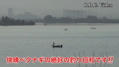 火曜日は快晴ベタナギの琵琶湖!! 湖上はガラ空きです #今日の琵琶湖（YouTube 23/11/21）