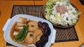 がんもの煮物　ゴーヤとツナの豆腐サラダ　20230809