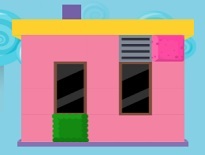 家の壁を塗装する簡単パズル【Candy Shop Paint】