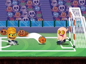 タイマン対戦ヘディングサッカーゲーム【Halloween Head Soccer】
