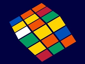 普通のルービックキューブ無料ゲーム【Rubik's Cube Web】