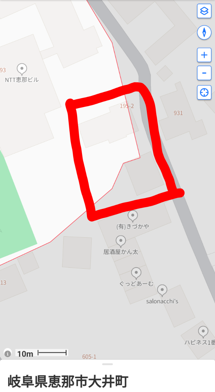 赤軽888安藤自宅、地図1