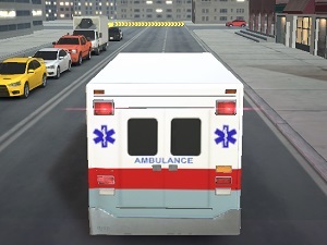 救急車ミッションゲーム【City Ambulance Driving】