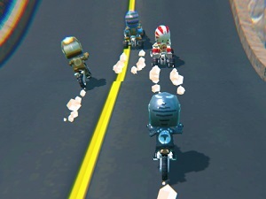 モトバイクのレースゲーム【Crazy 2 Player Moto Racing】