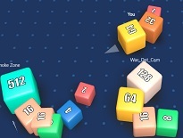 キューブでヘビ成長マルチプレイゲーム【Cubes 2048.io】