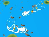 親アヒルが子供を巣に戻すマルチプレイゲーム【Ducklings.io】