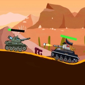 戦車強化2Dシューティング【Tank Battle: Tank War】