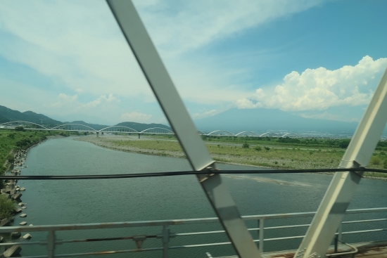 東海道新幹線からの眺め