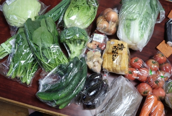 道の駅『豊橋』で買った野菜たち