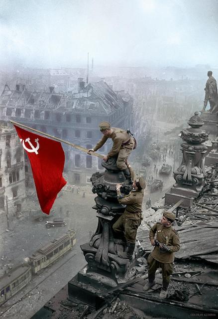 Raising the Soviet Flag