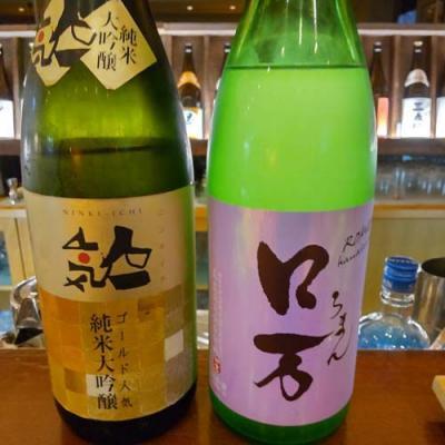 日本酒Ber香林、しもふりロ万と人気一ゴールド人気のラベル1