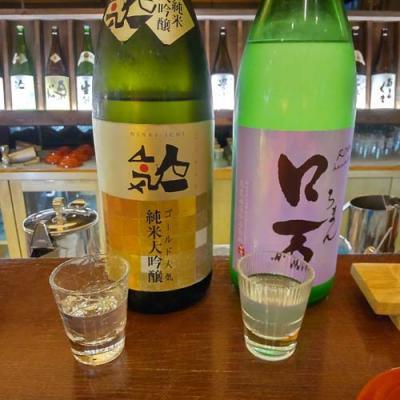 日本酒Ber香林、しもふりロ万と人気一ゴールド人気のラベル3