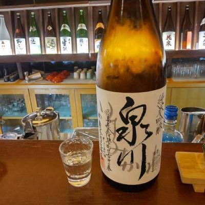 日本酒Ber香林、泉川のラベル
