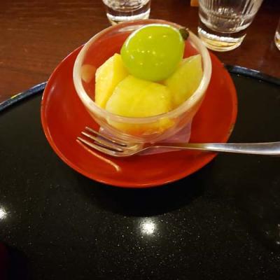 日本酒Ber香林の水菓子、フルーツ