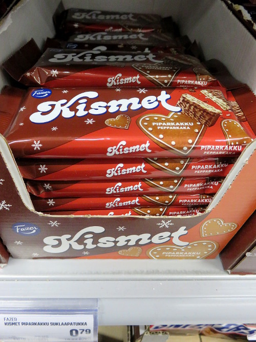 フィンランド Fazer ウエハースチョコ KISMET Piparkakku クリスマスクッキー味