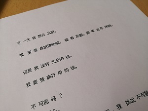 中国語　作文