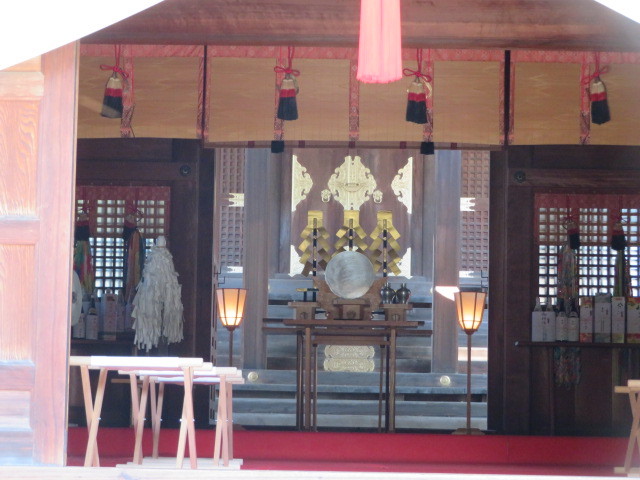 象山神社の拝殿５