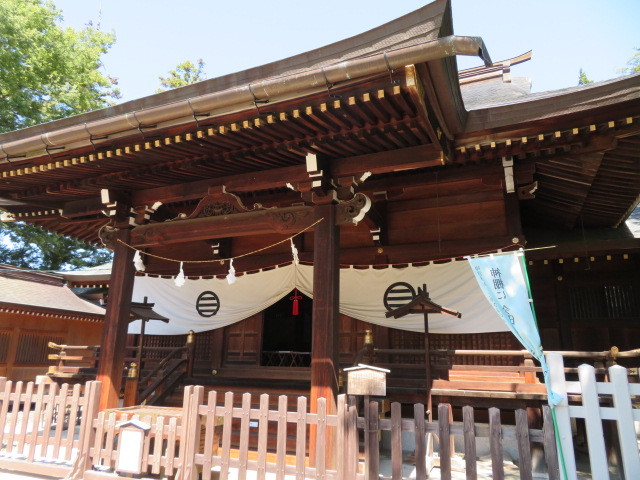象山神社の拝殿６