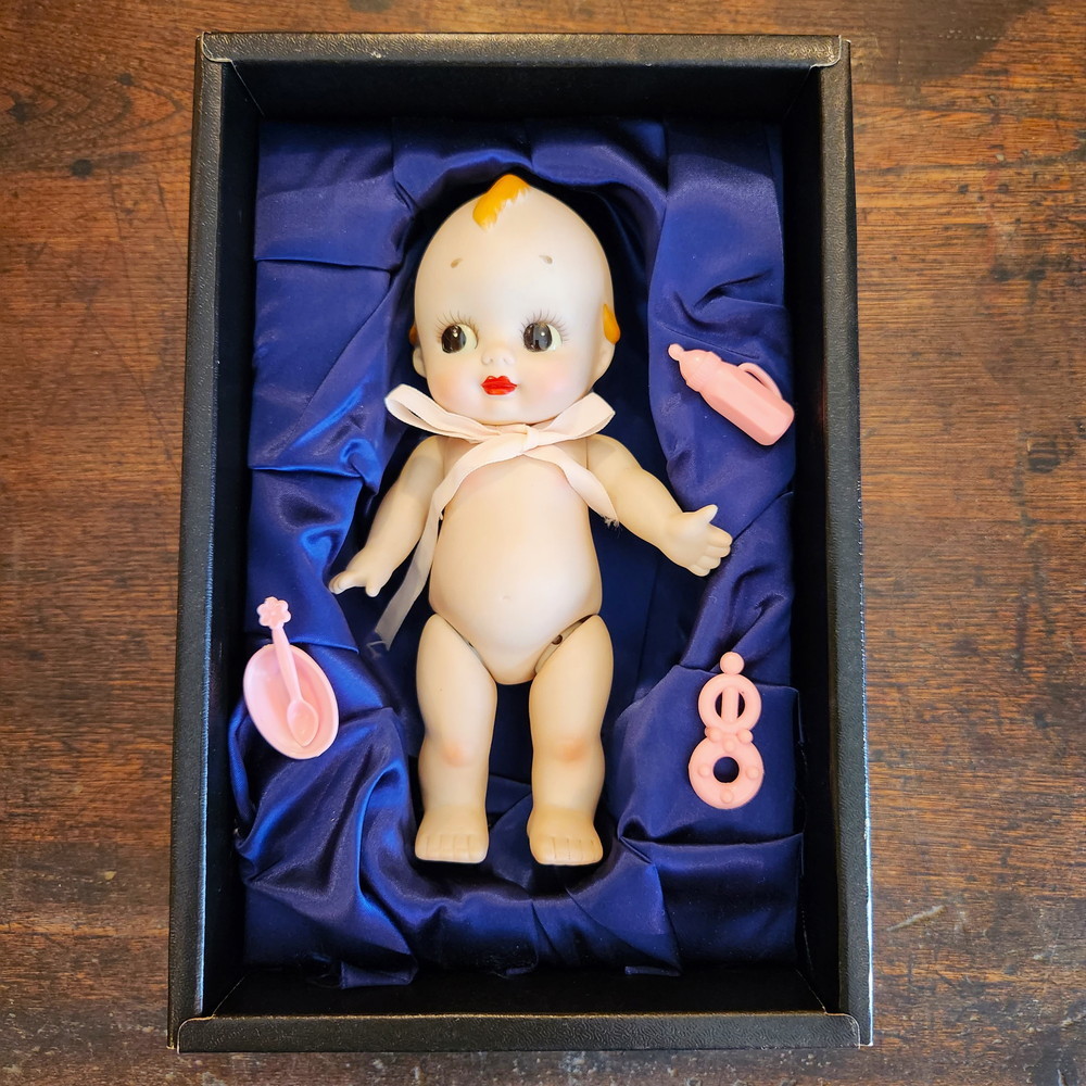 昭和レトロ セキグチ 陶器製キューピー人形（箱付き） - [Sold Out 